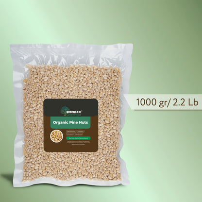 Pine Nuts, Wildly Sourced, 35.3 oz. / 1000 gr vacuum bag